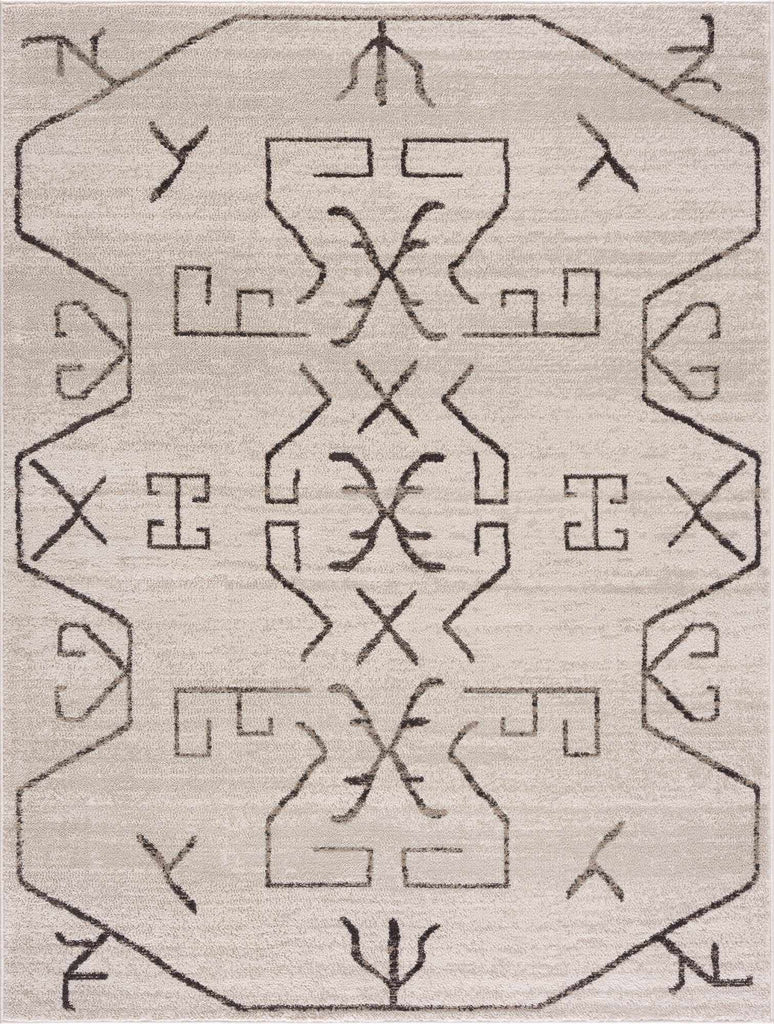 Hauteloom Azzan HPTKAZZANA1 Cream Machine Made Polypropylene Rug