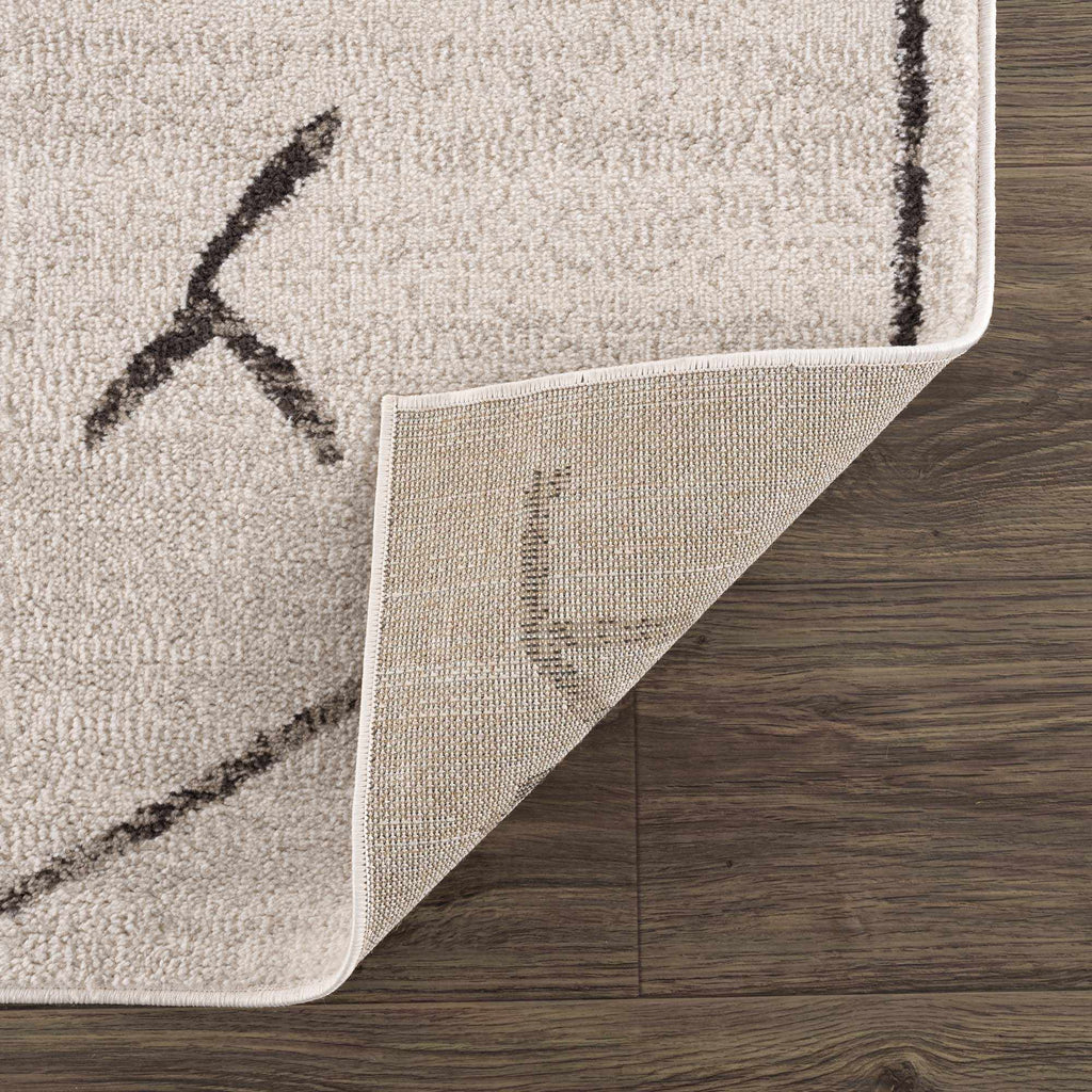 Hauteloom Azzan HPTKAZZANA1 Cream Machine Made Polypropylene Rug