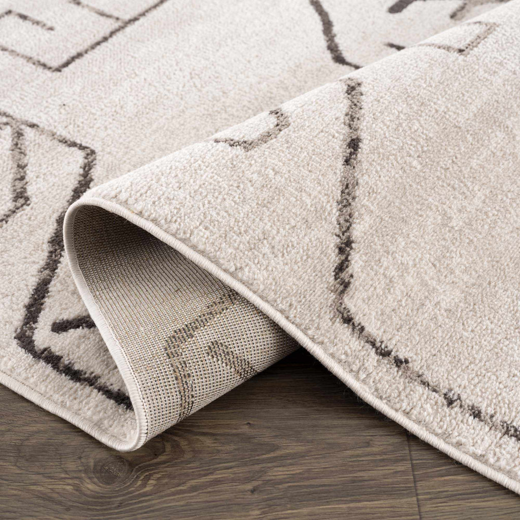 Hauteloom Azzan HPTKAZZANA1 Cream Machine Made Polypropylene Rug