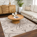 Hauteloom Azzan HPTKAZZANA1 Cream Machine Made Polypropylene Rug