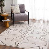 Hauteloom Azzan HPTKAZZANA1 Cream Machine Made Polypropylene Rug