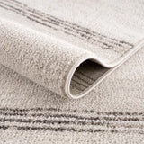 Hauteloom Limited Edition HPTKDEJA8A1 Cream Machine Made Polypropylene Rug