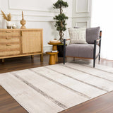 Hauteloom Limited Edition HPTKDEJA8A1 Cream Machine Made Polypropylene Rug