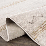 Hauteloom Limited Edition HPTKDEJA8A2 Cream Machine Made Polypropylene Rug