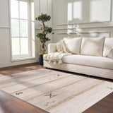 Hauteloom Limited Edition HPTKDEJA8A2 Cream Machine Made Polypropylene Rug