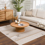 Hauteloom Limited Edition HPTKDEJA8A2 Cream Machine Made Polypropylene Rug