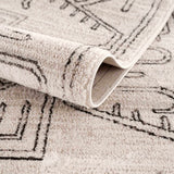 Hauteloom Limited Edition HPTKDIVYAA1 Cream Machine Made Polypropylene Rug