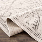 Hauteloom Limited Edition HPTKDIVYAA1 Cream Machine Made Polypropylene Rug