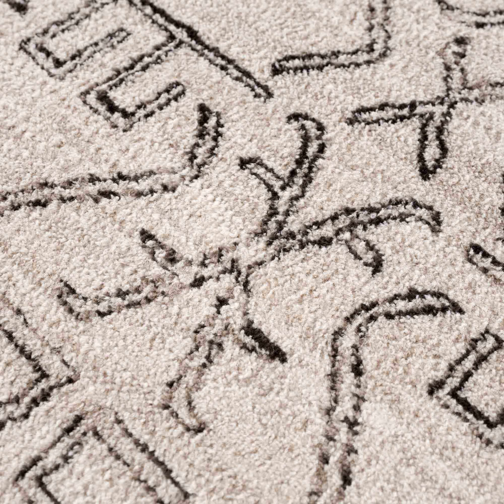 Hauteloom Limited Edition HPTKDIVYAA1 Cream Machine Made Polypropylene Rug