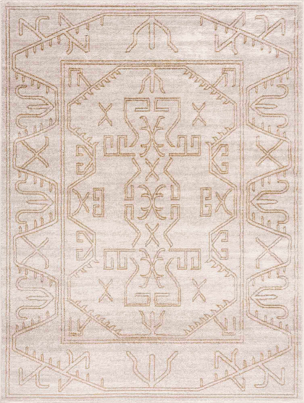 Hauteloom Limited Edition HPTKDIVYAA2 Cream Machine Made Polypropylene Rug