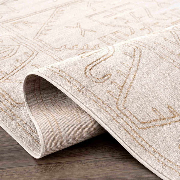 Hauteloom Limited Edition HPTKDIVYAA2 Cream Machine Made Polypropylene Rug
