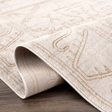 Hauteloom Limited Edition HPTKDIVYAA2 Cream Machine Made Polypropylene Rug