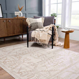 Hauteloom Limited Edition HPTKDIVYAA2 Cream Machine Made Polypropylene Rug