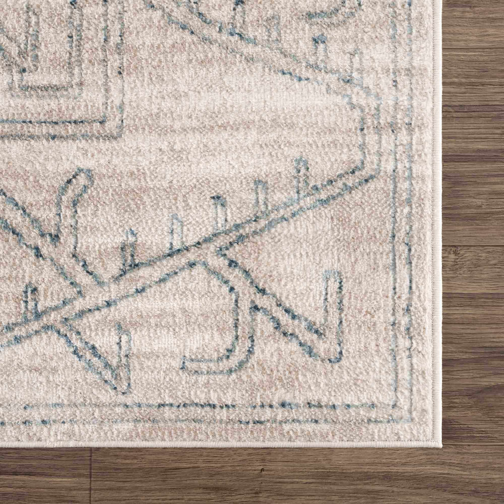 Hauteloom Limited Edition HPTKDIVYAA3 Cream Machine Made Polypropylene Rug
