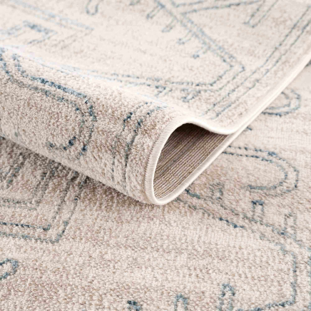 Hauteloom Limited Edition HPTKDIVYAA3 Cream Machine Made Polypropylene Rug