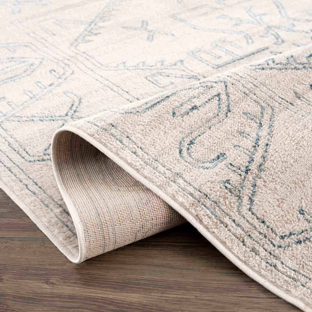 Hauteloom Limited Edition HPTKDIVYAA3 Cream Machine Made Polypropylene Rug