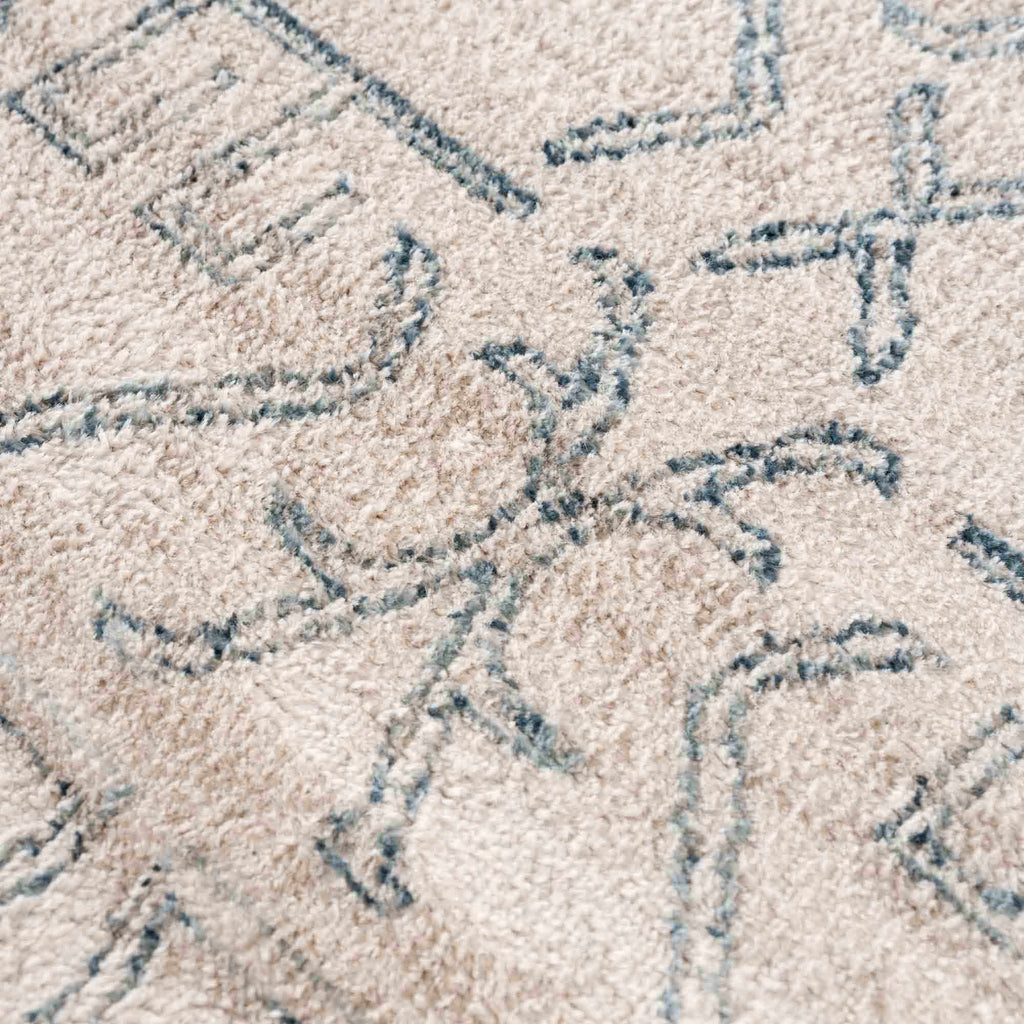 Hauteloom Limited Edition HPTKDIVYAA3 Cream Machine Made Polypropylene Rug