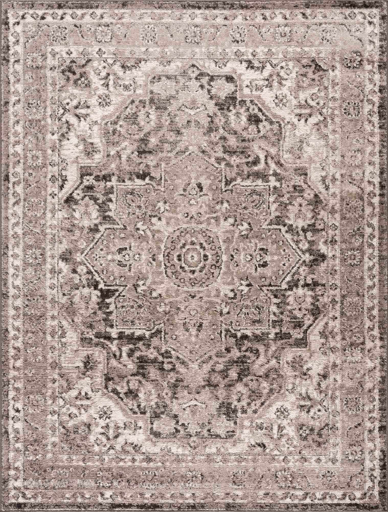 Hauteloom Albie HPTKALBIEA2 Charcoal Machine Made Polypropylene Rug