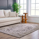Hauteloom Albie HPTKALBIEA2 Charcoal Machine Made Polypropylene Rug