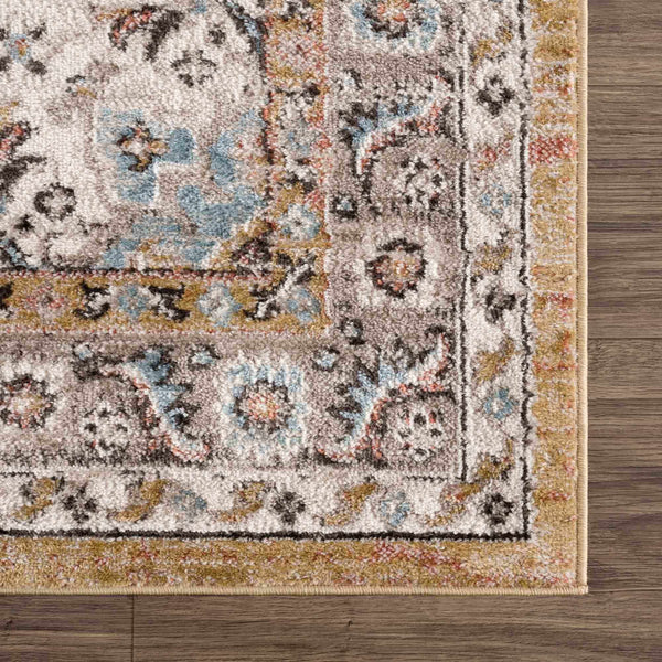 Hauteloom Albie HPTKALBIEA3 Gold Machine Made Polypropylene Rug