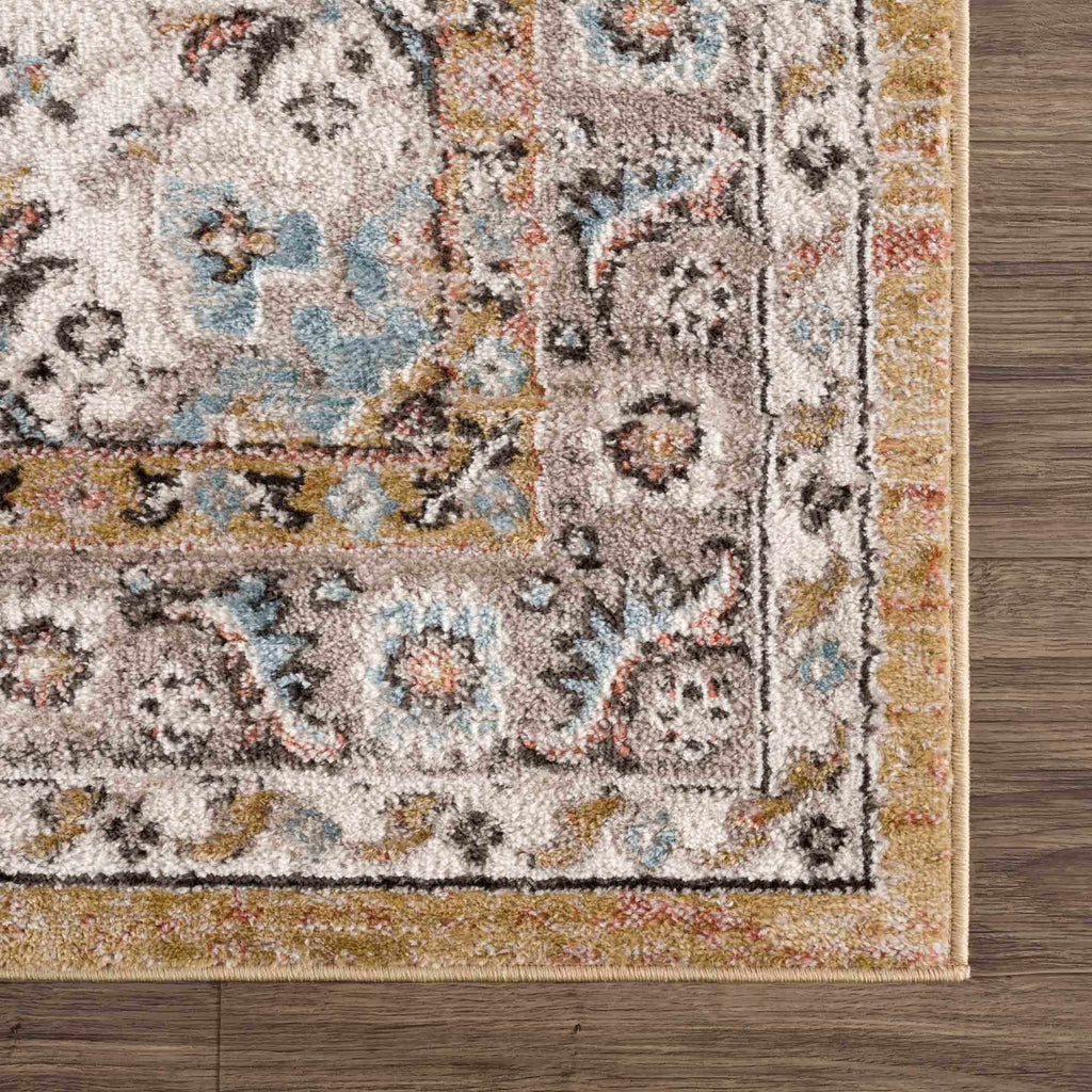 Hauteloom Albie HPTKALBIEA3 Gold Machine Made Polypropylene Rug