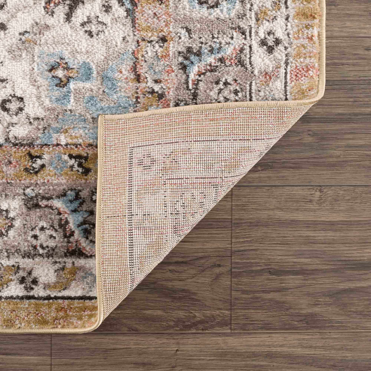 Hauteloom Albie HPTKALBIEA3 Gold Machine Made Polypropylene Rug