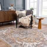 Hauteloom Albie HPTKALBIEA3 Gold Machine Made Polypropylene Rug