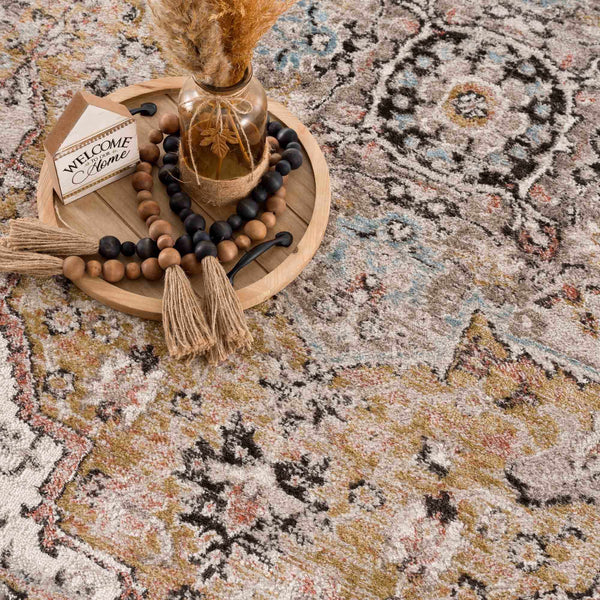 Hauteloom Albie HPTKALBIEA3 Gold Machine Made Polypropylene Rug