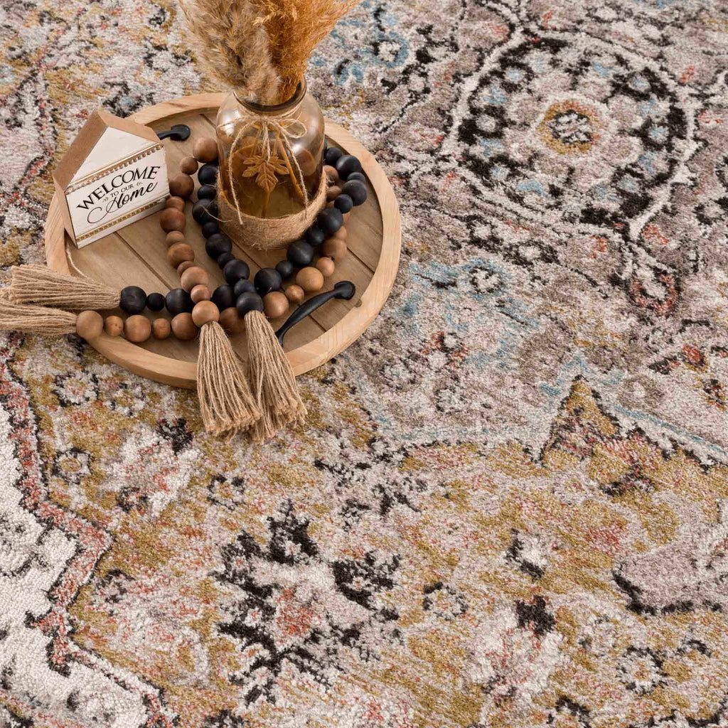 Hauteloom Albie HPTKALBIEA3 Gold Machine Made Polypropylene Rug