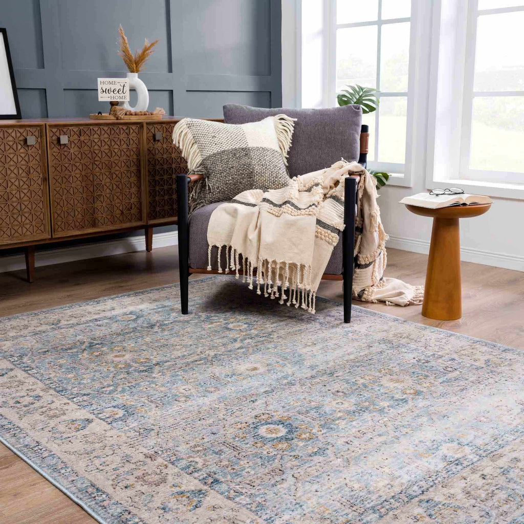 Hauteloom Anana HPTKANANAA2 Medium Gray Machine Made Polypropylene Rug