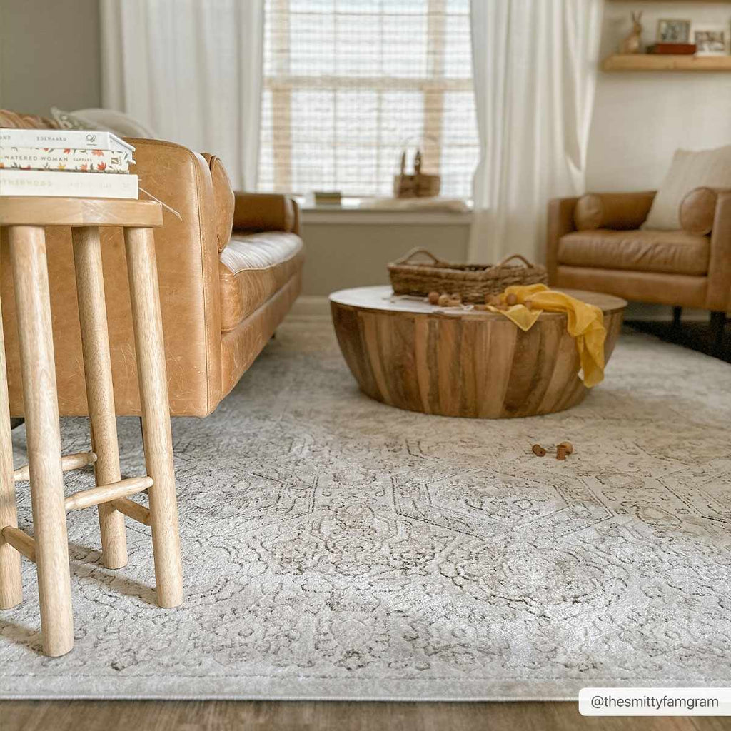 Hauteloom Parkerfield PRKRF Charcoal Machine Made Polypropylene Rug