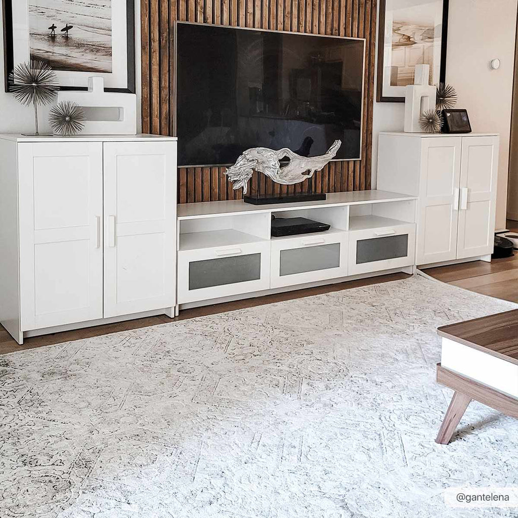 Hauteloom Parkerfield PRKRF Charcoal Machine Made Polypropylene Rug