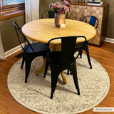 Hauteloom Parkerfield PRKRF Charcoal Machine Made Polypropylene Rug
