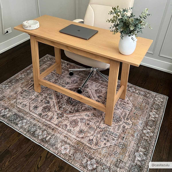 Hauteloom Progress PROGR Ice Blue Machine Made Polyester Rug