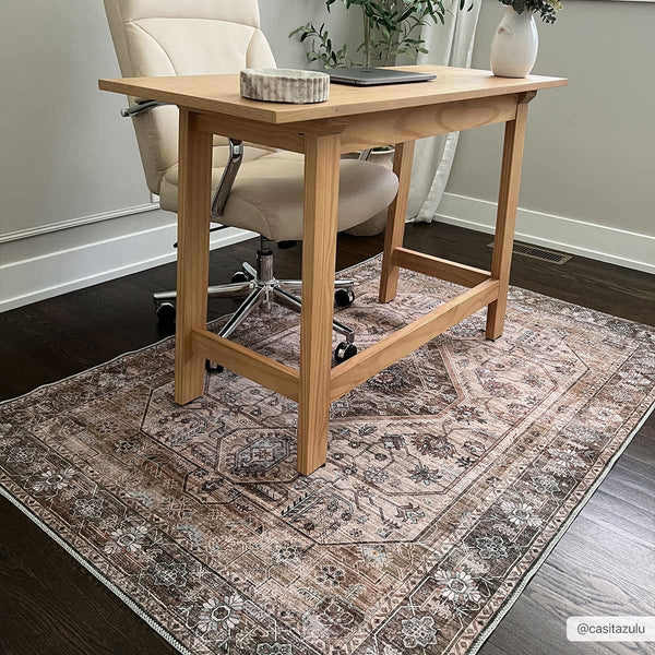 Hauteloom Progress PROGR Ice Blue Machine Made Polyester Rug