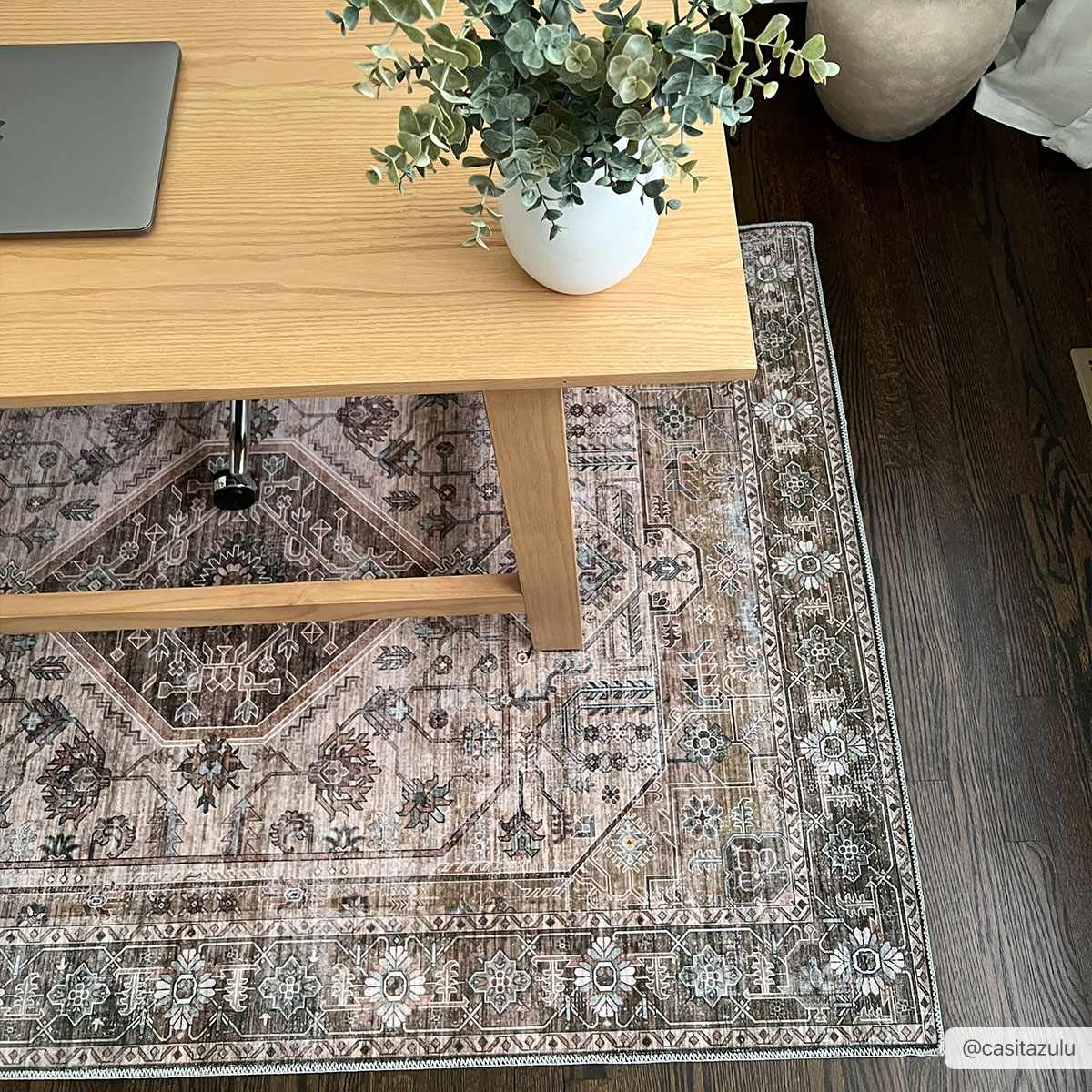 Hauteloom Progress PROGR Ice Blue Machine Made Polyester Rug