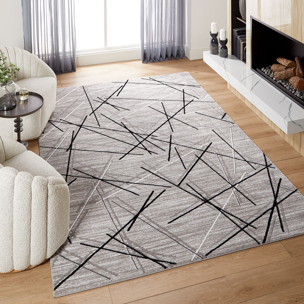 lavin seisa r1001 gray rug