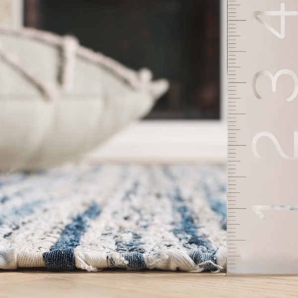 safavieh clearance rag rug rar301l light blue rug