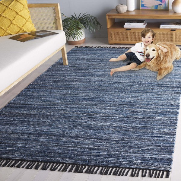 safavieh clearance rag rug rar301m blue rug