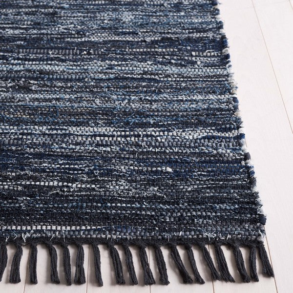safavieh clearance rag rug rar301n navy rug