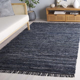 safavieh clearance rag rug rar301n navy rug