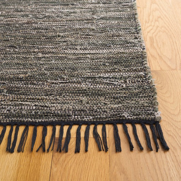 safavieh clearance rag rug rar301y dark green rug