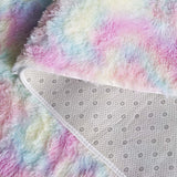 safavieh clearance rainbow shag rbo100r rainbow rug