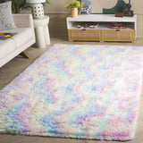 safavieh clearance rainbow shag rbo100r rainbow rug