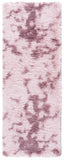 safavieh clearance rainbow shag rbo100v purple rug