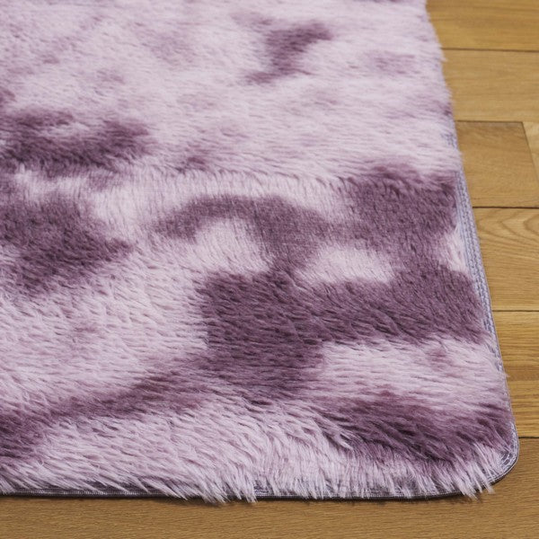 safavieh clearance rainbow shag rbo100v purple rug