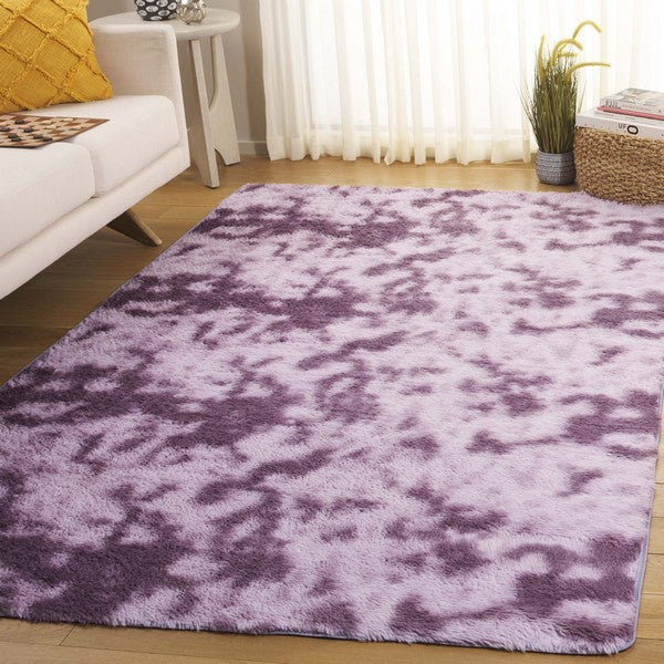 safavieh clearance rainbow shag rbo100v purple rug