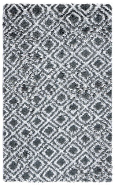 safavieh clearance rainbow shag rbo102h charcoal rug