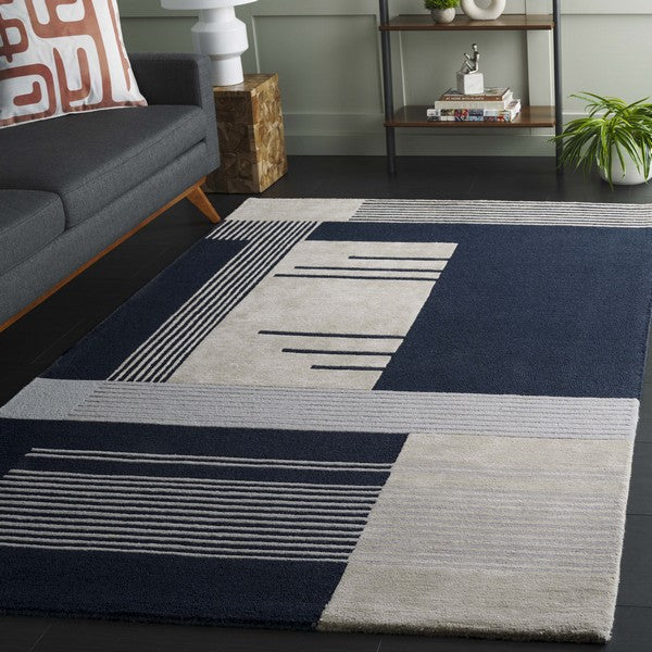 safavieh clearance rodeo drive rd176n navy rug