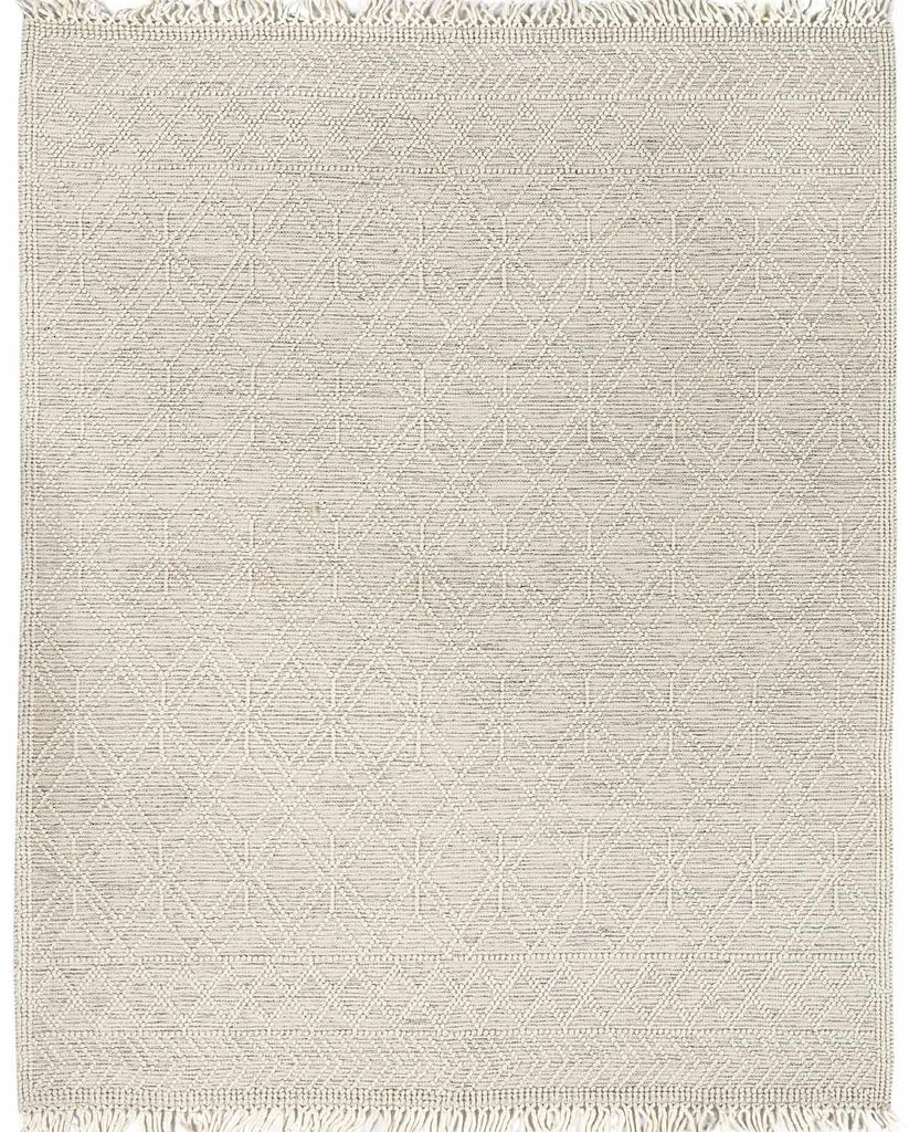 Hauteloom Ramsbury RMS Ivory Woven/Flatwoven Cotton Rug